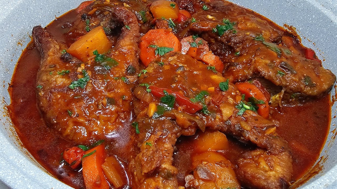 guyanese 🇬🇾 stewed fish | full recipe