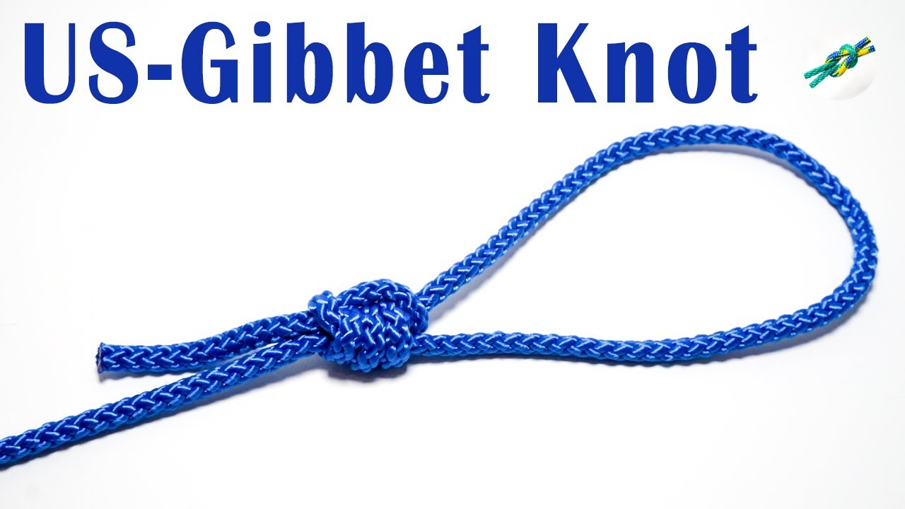 So legst du den US Gibbet Galgenknoten um eine Schlaufe zum Festziehen zu binden