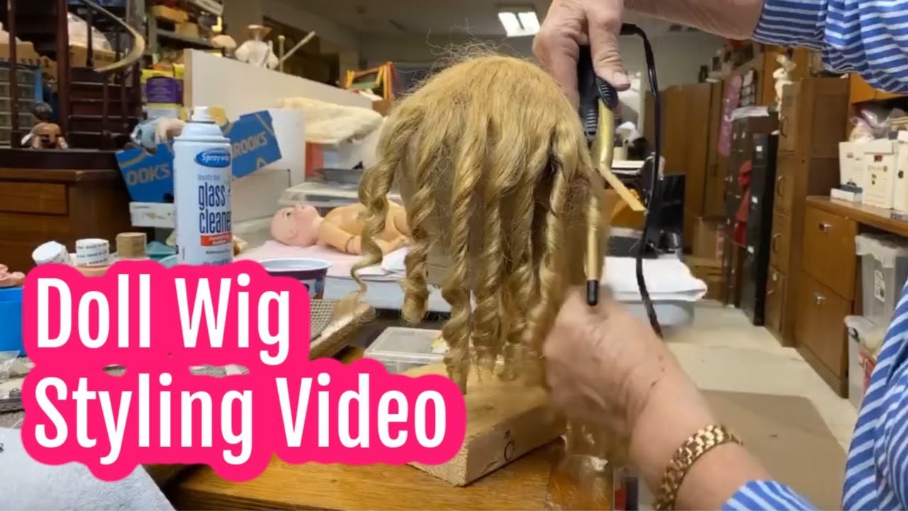 Doll Wig Styling Video | Tips and Tricks of Restoration | Doll Shop Live Video