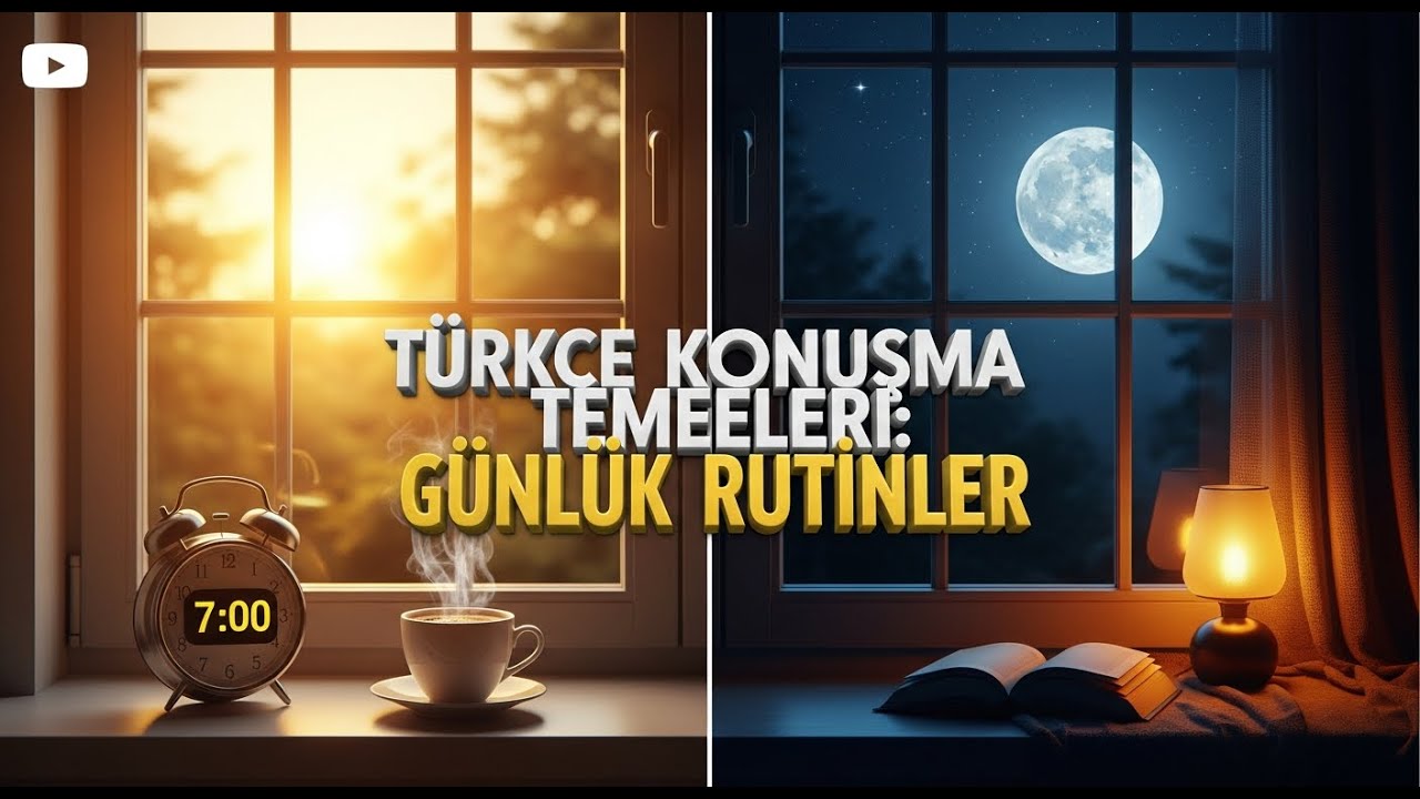 Türkçe Konuşma Temelleri - Günlük Rutinler - PODCAST - 