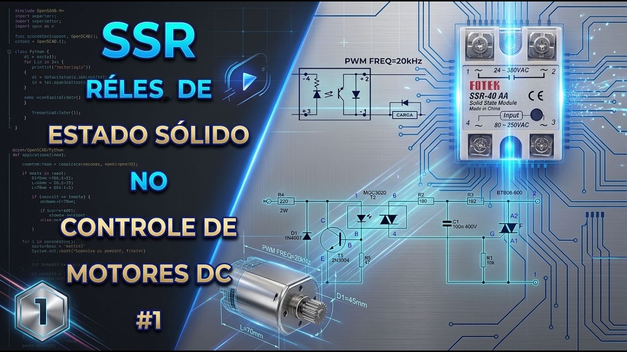 Reles de Estado Solido no controle de Motores DC