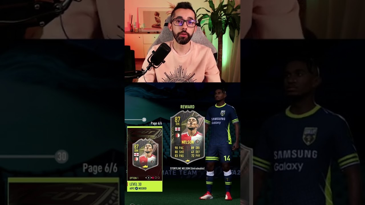 Jucatorul de la Level 30, Sezonul 4. Ce alege? | FIFA 22 #shorts