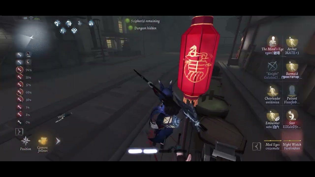 Identity V night watch Gameplay in due hunter | NA/EU