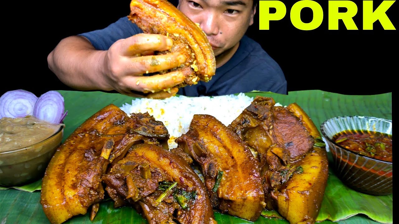 PORK RIBS PIECES//EATING +RECIPE🤤//SEBOT ALU EROMBA AMAGA YAORE🫣//