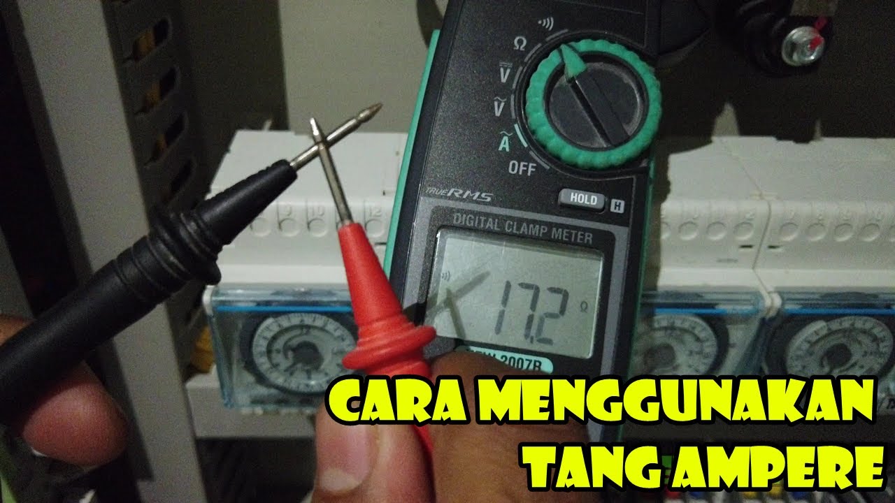 Cara Menggunakan Tang Ampere mengukur tegangan dan voltage