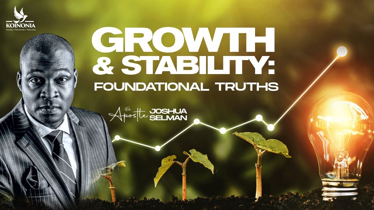 GROWTH AND STABILITY: FOUNDATIONAL TRUTHS|| IGOCG 2023 || ASABA-NIGERIA || APOSTLE JOSHUA SELMAN