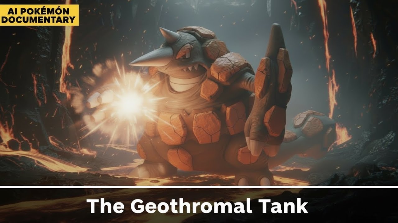 AI-Generated Pokémon Documentary: Rhyperior | The Geothermal Tank