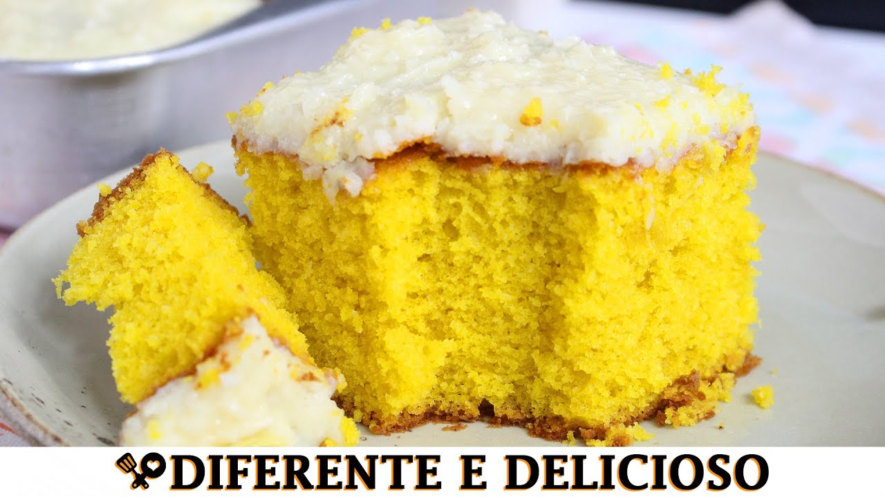 BOLO DE ABÓBORA NO LIQUIDIFICADOR - RECEITAS QUE AMO