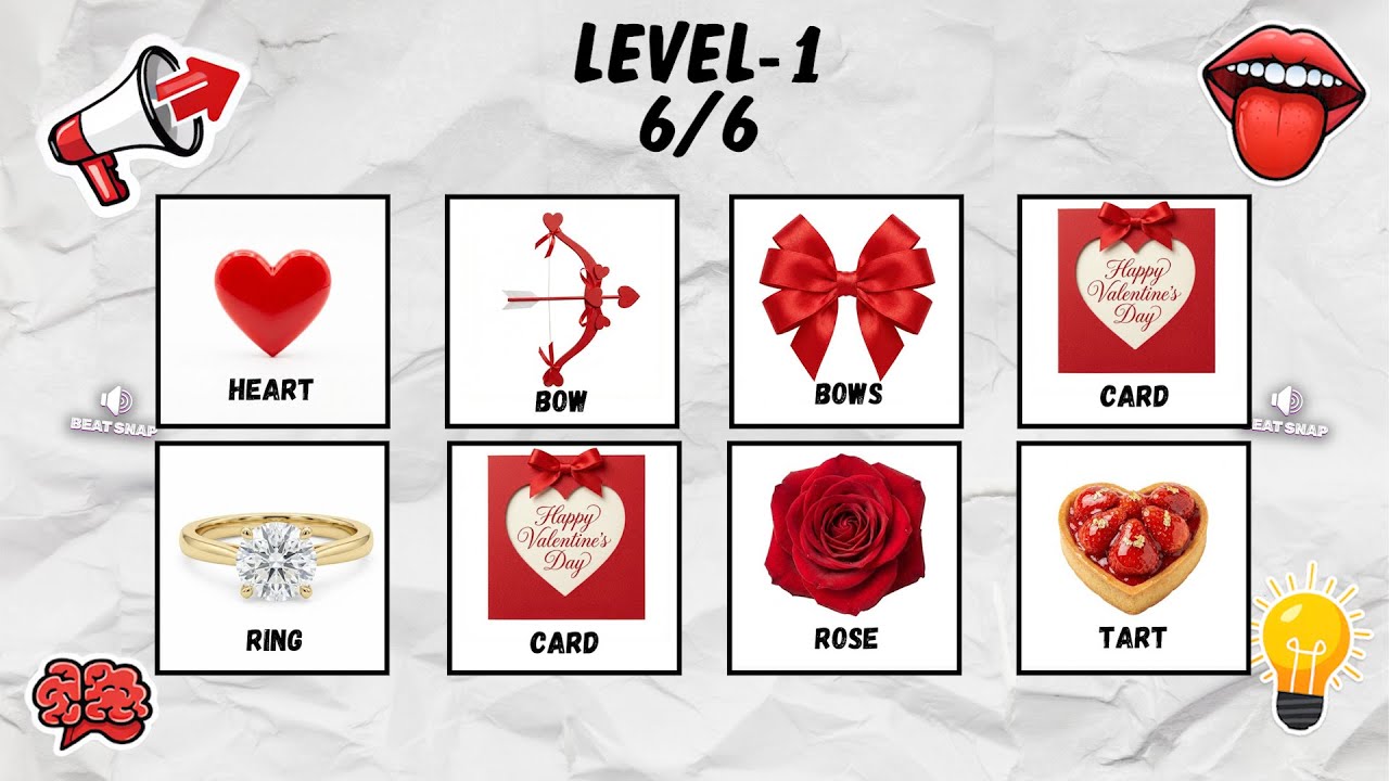 Say the Word on Beat ❤️ Valentine’s Day Challenge IMPOSSIBLE