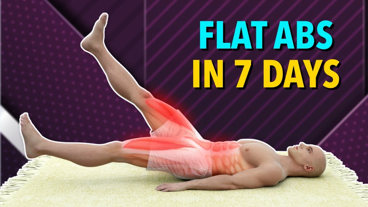 7-Day Flat Abs At Home + Cardio To Burn Fat