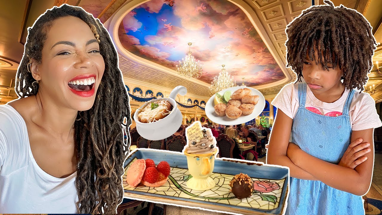 Mom vs Naiah Vs Elli: Waiter Picks Our Food at Disney World’s Magic Kingdom