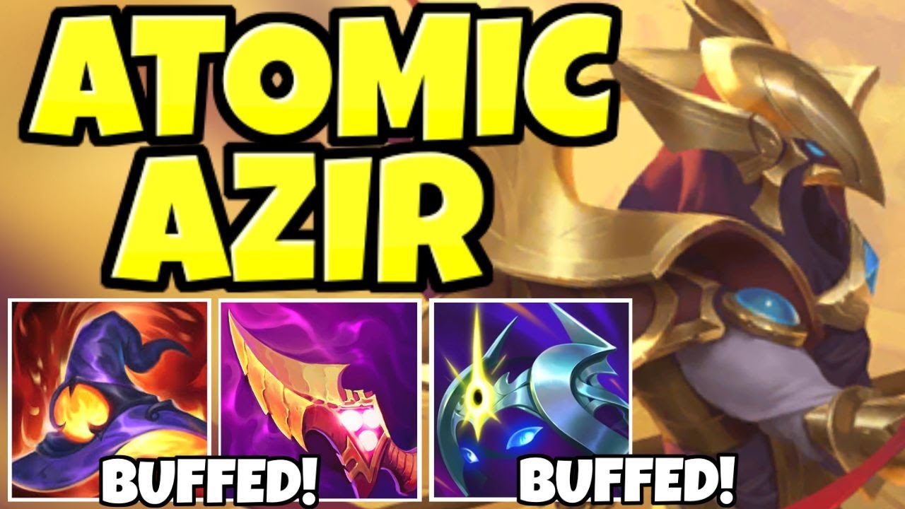 These Item Updates Make Azir a NUCLEAR Mage! (EASILY GET 1200+ AP)