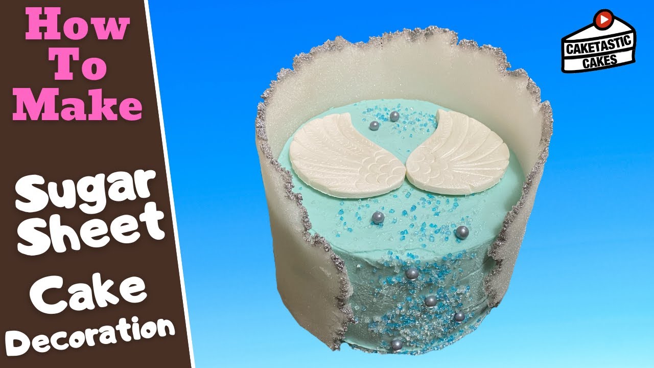 Sugar Sheet Cake Tutorial - How to Make a Sugar Sheet Cake Decoration