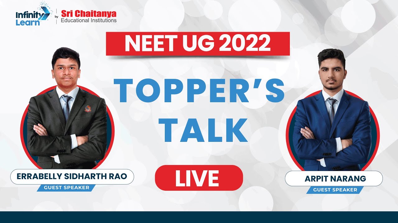 Live Session 🔴MEET NEET UG 2022 Toppers || Exclusive Talk Show || Infinity Learn