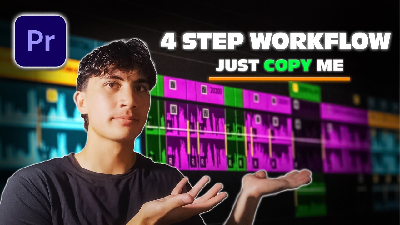 My 4-Step Video Editing Workflow (FAST & Efficient for Content Creators)
