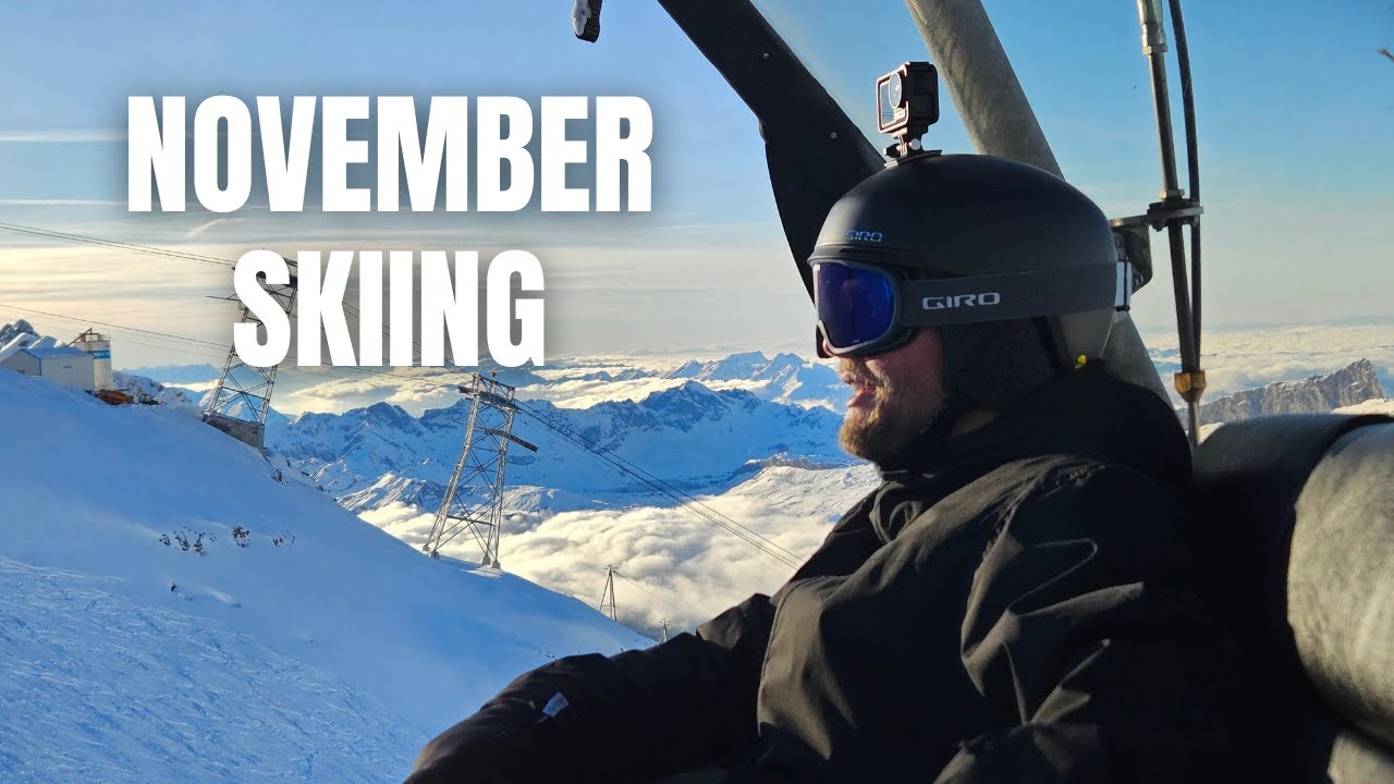 Skiing Engelberg's Titlis Glacier in November - Fresh Snow!