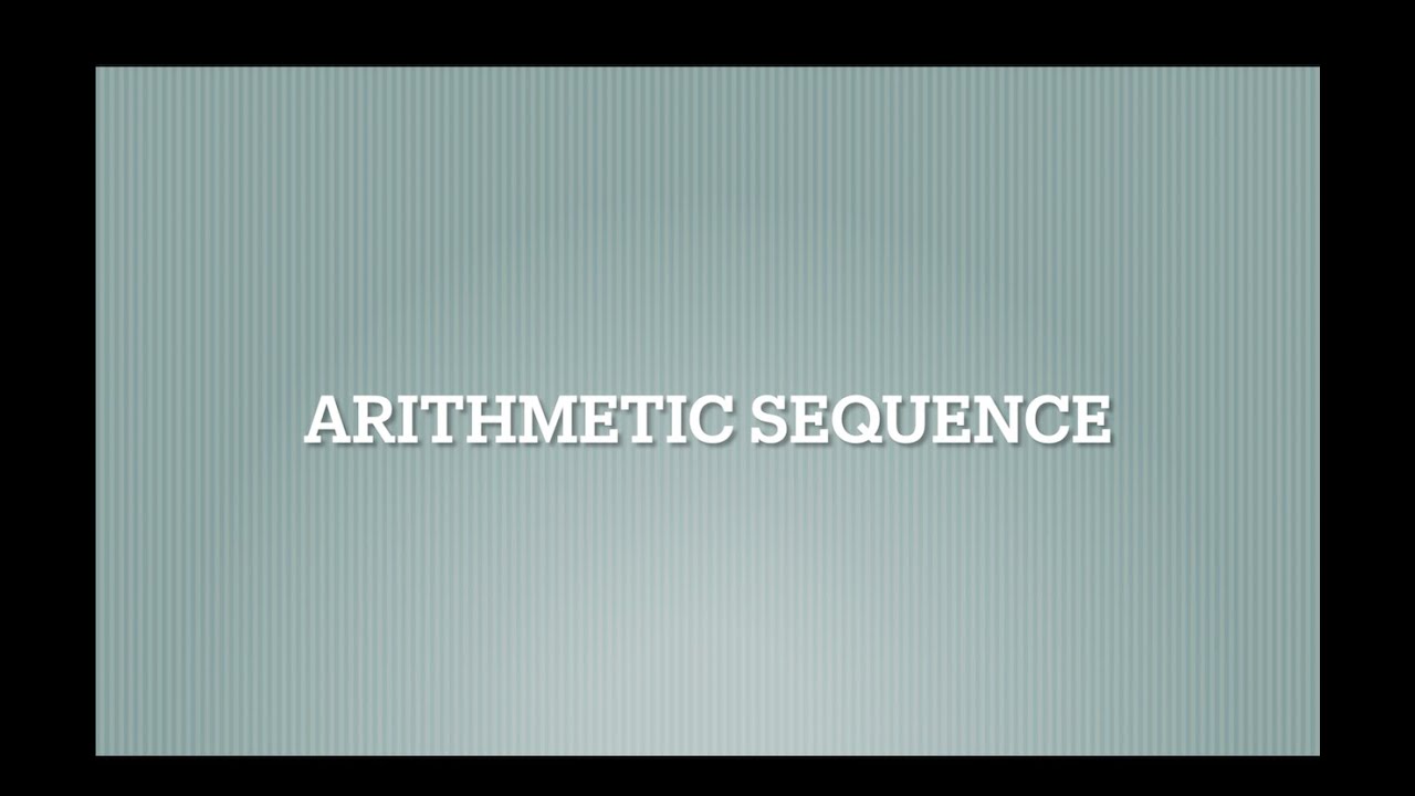 Arithmetic Sequence