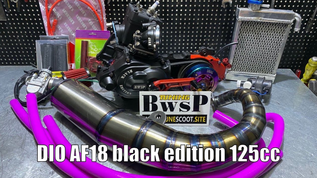 Black edition DIO AF18 125cc BWSP tuning