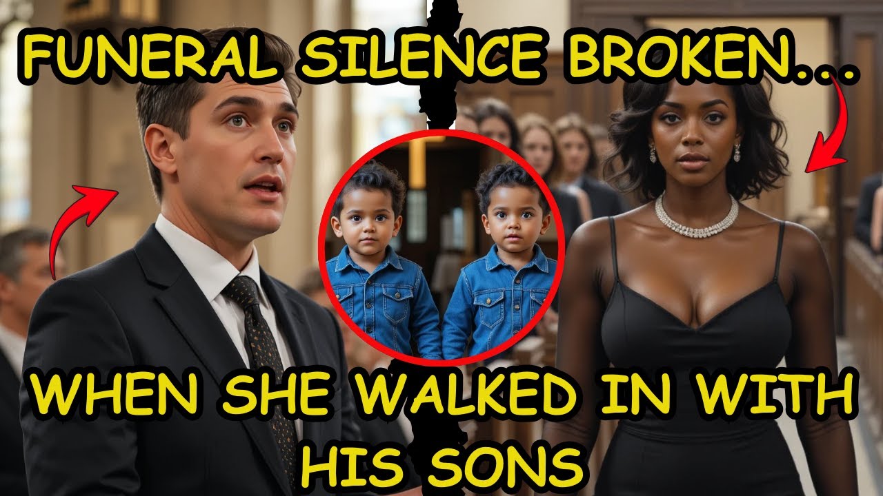 BILLIONAIRE CEO STOPPED MID FUNERAL WHEN HIS EX WALKED IN… HOLDING TWINS WHO LOOKED JUST LIKE HIM