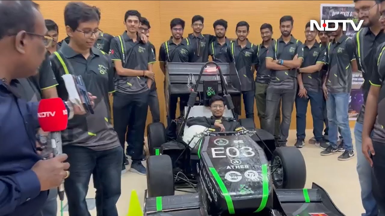 IIT Madras Students Develop Electric Formula Racing Car