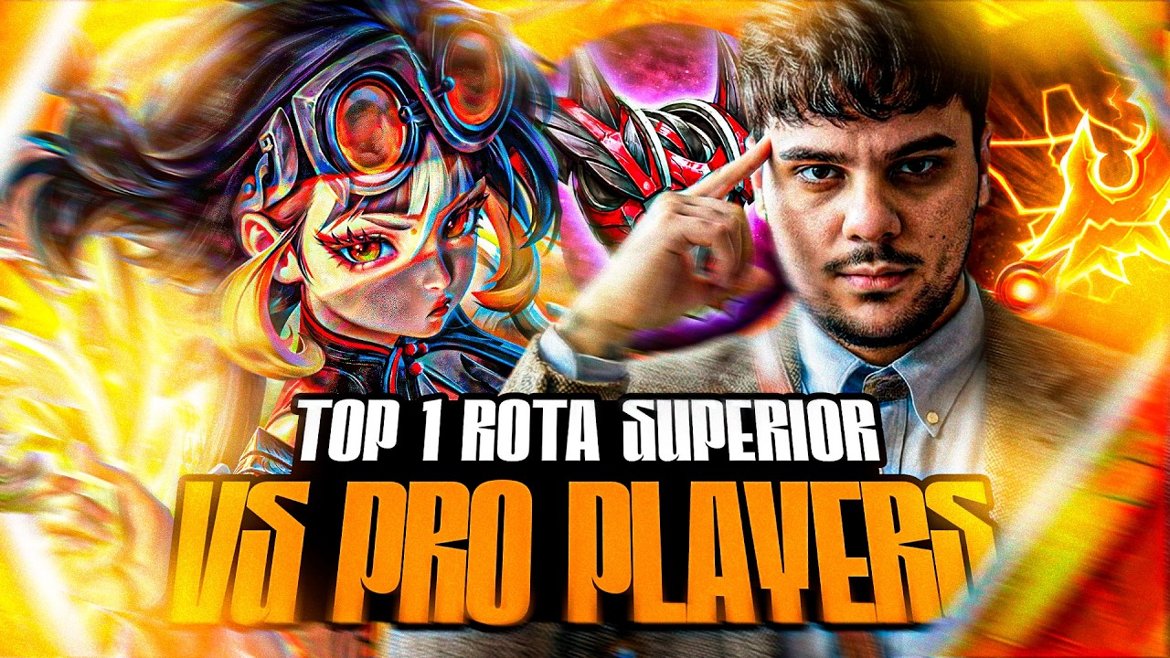 👑 TOP 1 DA ROTA SUPERIOR ENFRENTOU PRO PLAYERS… OLHA O RESULTADO | Honor of Kings