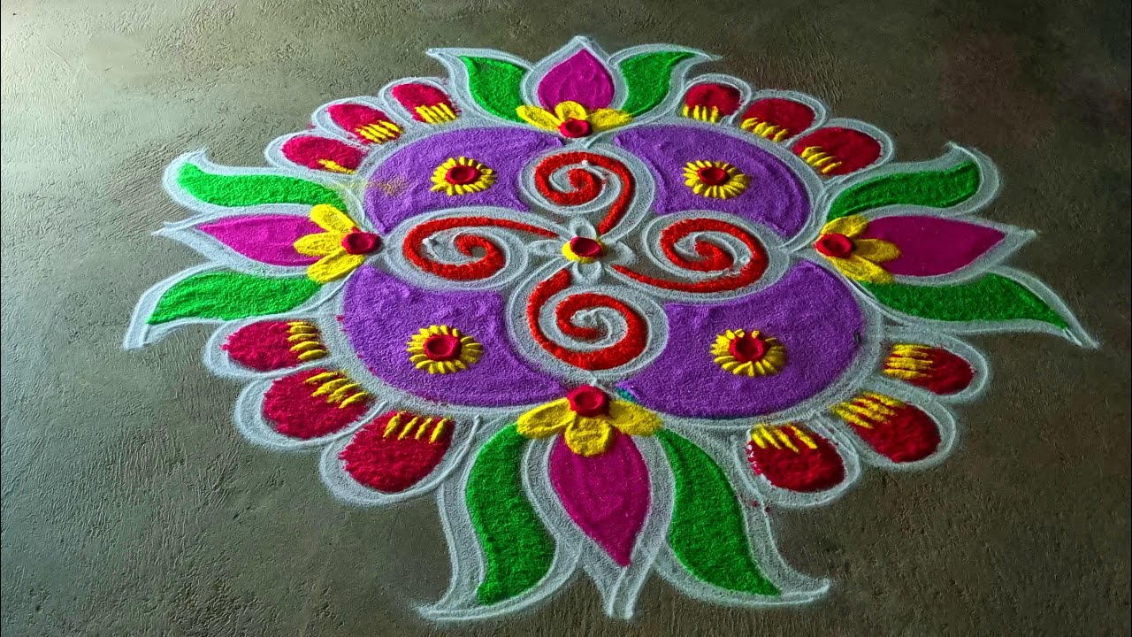 Bhoki pongal 🌻diyamuggulu  🌻 rangolidesigns 3*1🌻thai Pongal special 🌻mattu pongal flowers