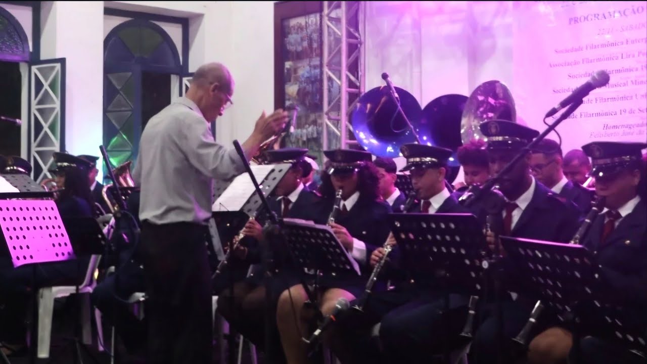 Dobrado Militar Felisberto - Filarmônica Minerva Cachoeirana - Encontro de Filarmônicas de São Felix