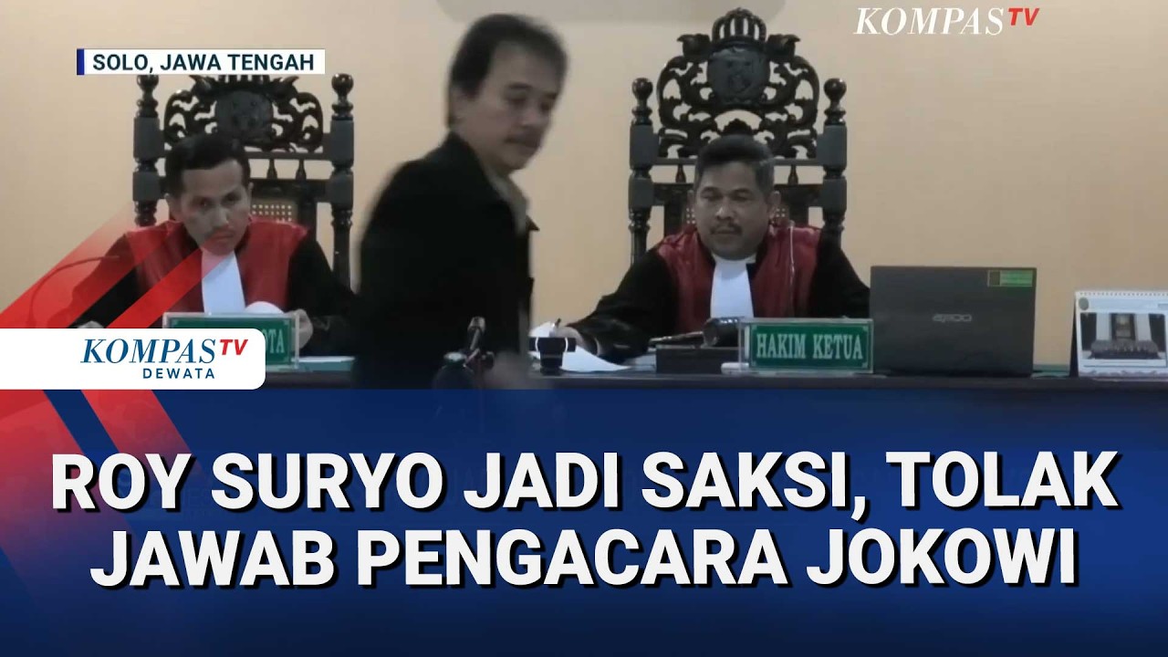 Jadi Saksi Sidang CLS Kasus Ijazah, Roy Suryo Tak Mau Jawab Saat Ditanya Pengacara Jokowi