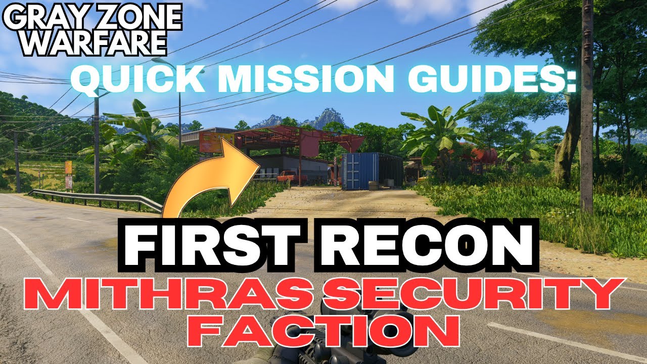 First Recon 0.30 Quick Guide MITHRAS SECURITY Gray Zone Warfare #grayzonewarfare #gzw