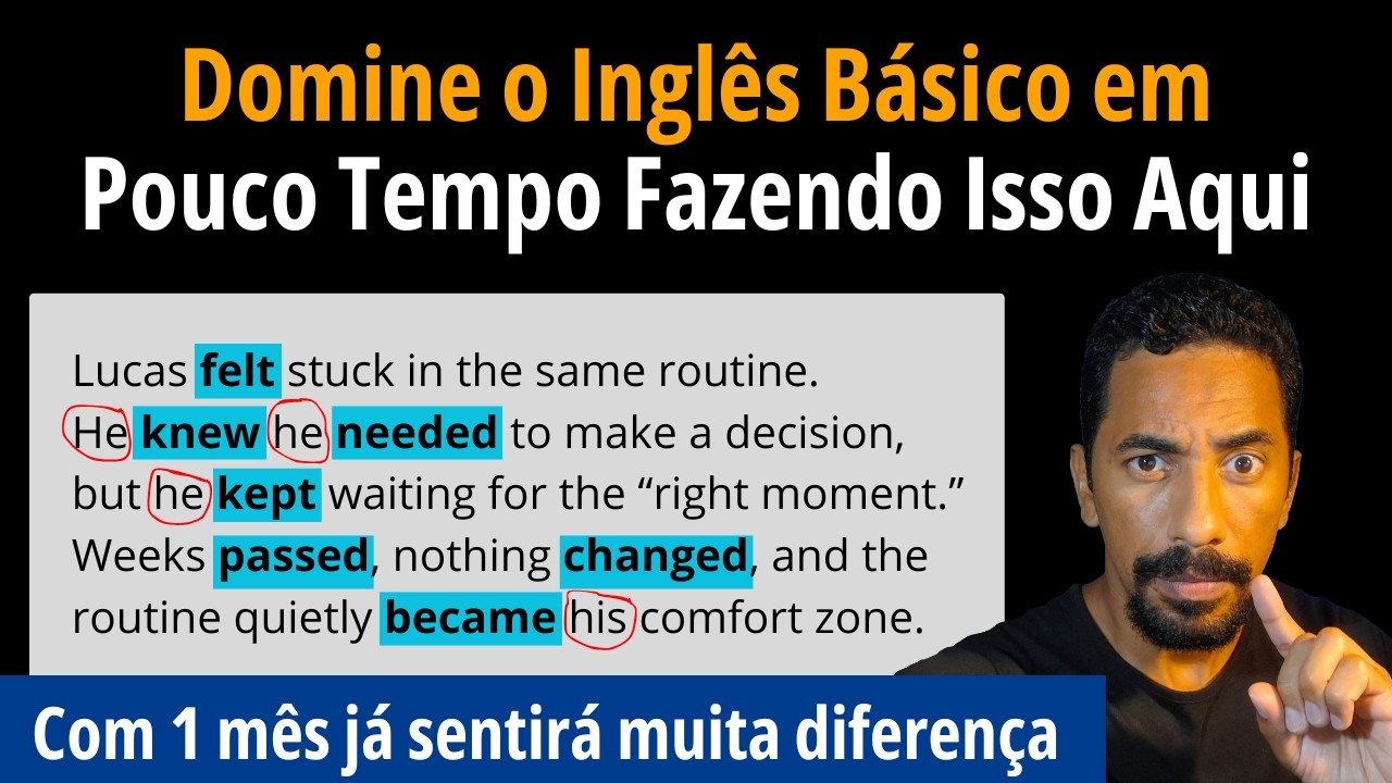 Impossível Não Dominar o Básico do Inglês Bem Rápido Com Este Método