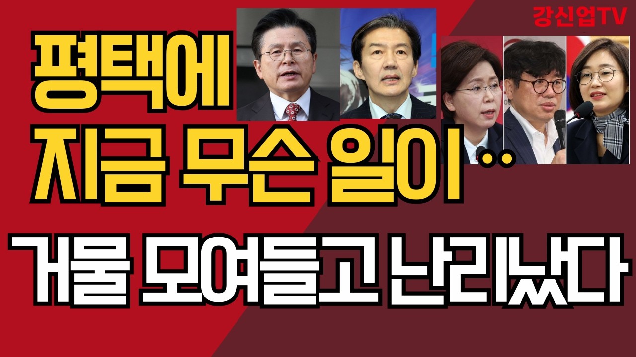 평택에 지금 무슨 일이ᆢ/거물 모여들고 난리났다
