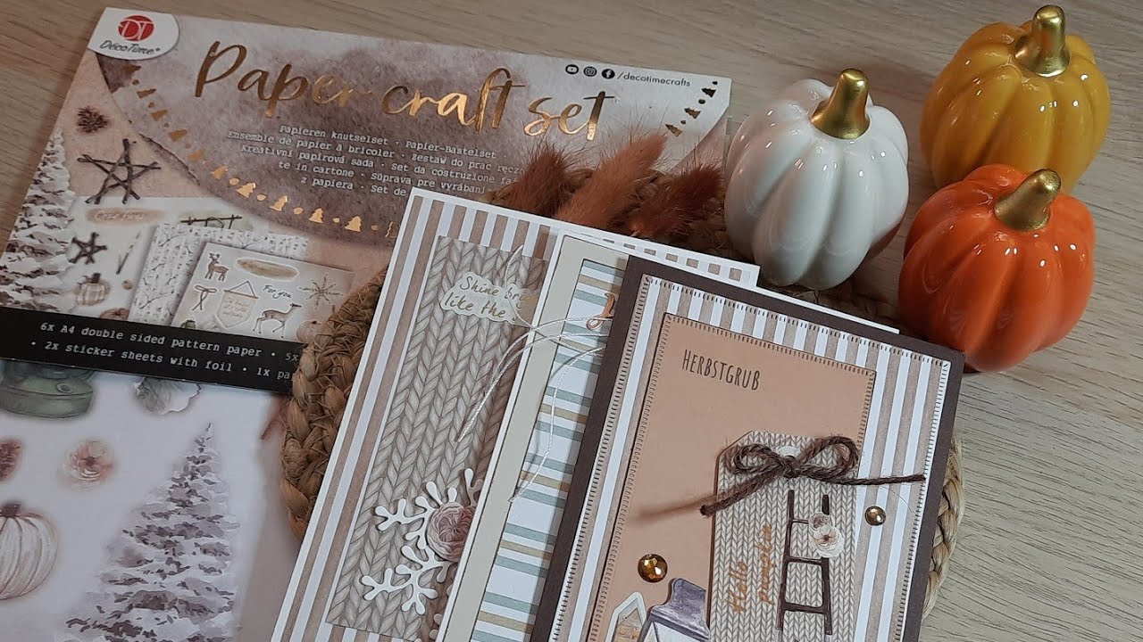 3 Karten ein Paper Craft Set von #Decotimecrafts, Eure Sketchpost, #Dörthesseketch , Karten basteln