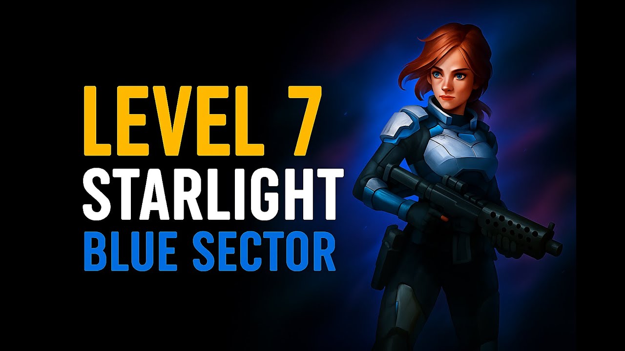Selaco Must Fall - Level 7 Starlight Blue Sector + Hard Boiled / Armor Up