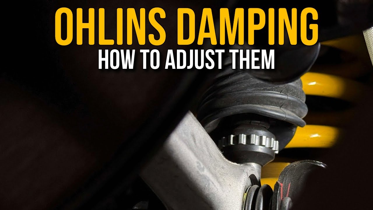 OHLINS:  HOW TO ADJUST THE DAMPING ON YOUR TESLA MODEL 3 OR Y!!!!