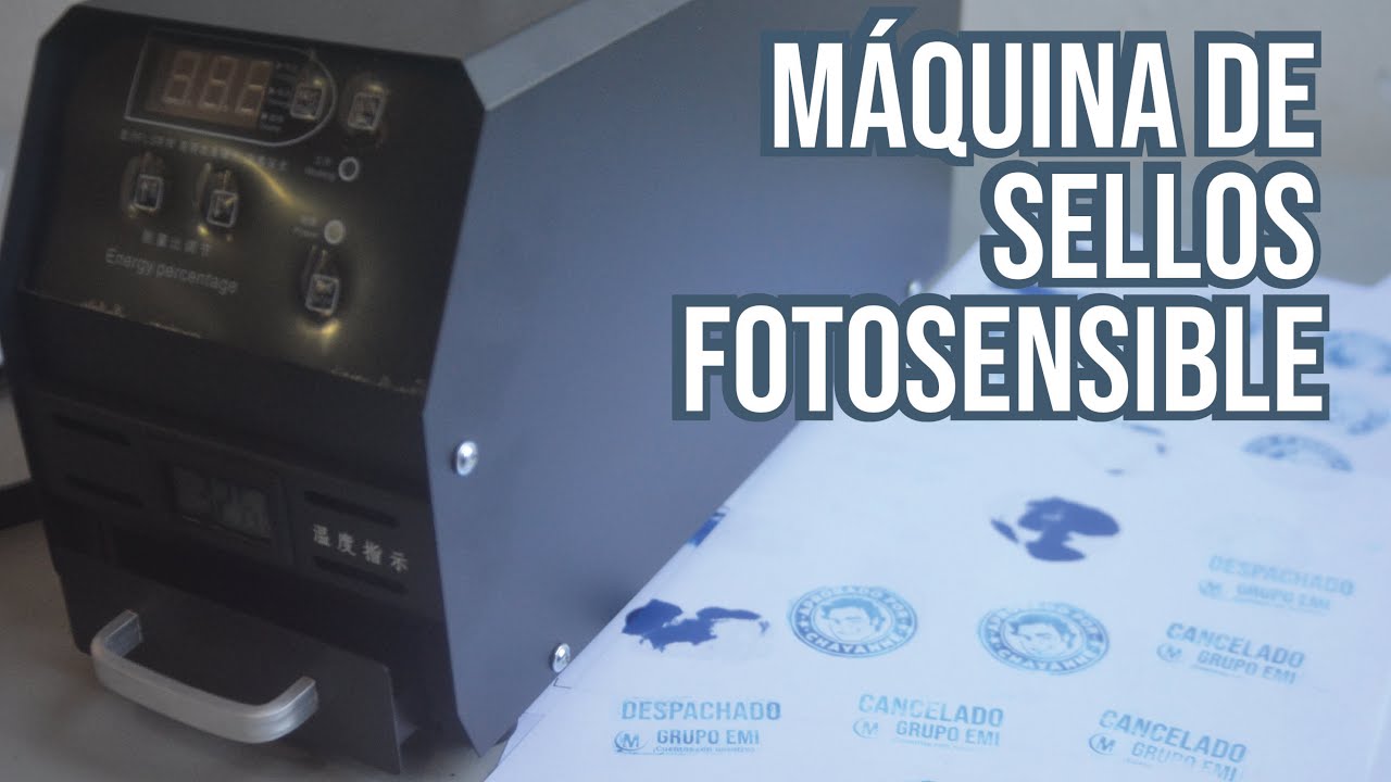 Maquina de sellos Fotosensible
