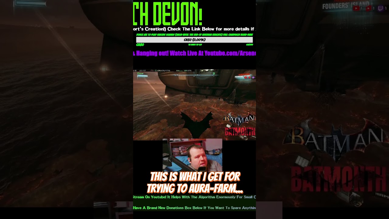 This is what I get for Trying to Aura farm...  