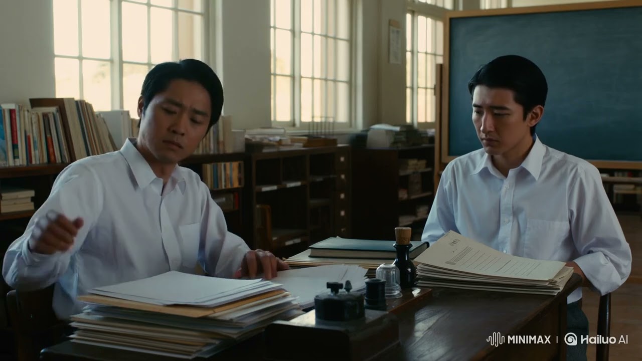 安部公房の「砂の女」　同僚の教師と生徒について語り合うシーン