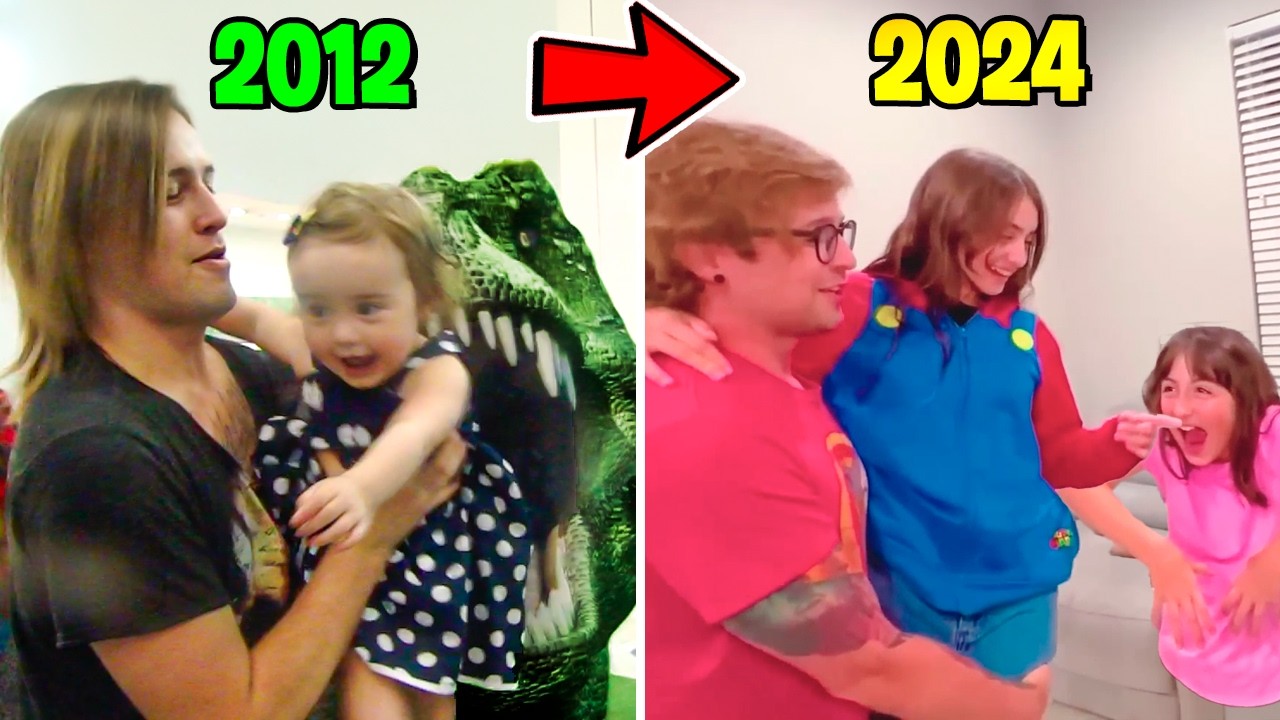 RECRIANDO VÍDEOS ANTIGOS com MINHA FAMÍLIA *depois de 12 anos* Pai  Também Vloga