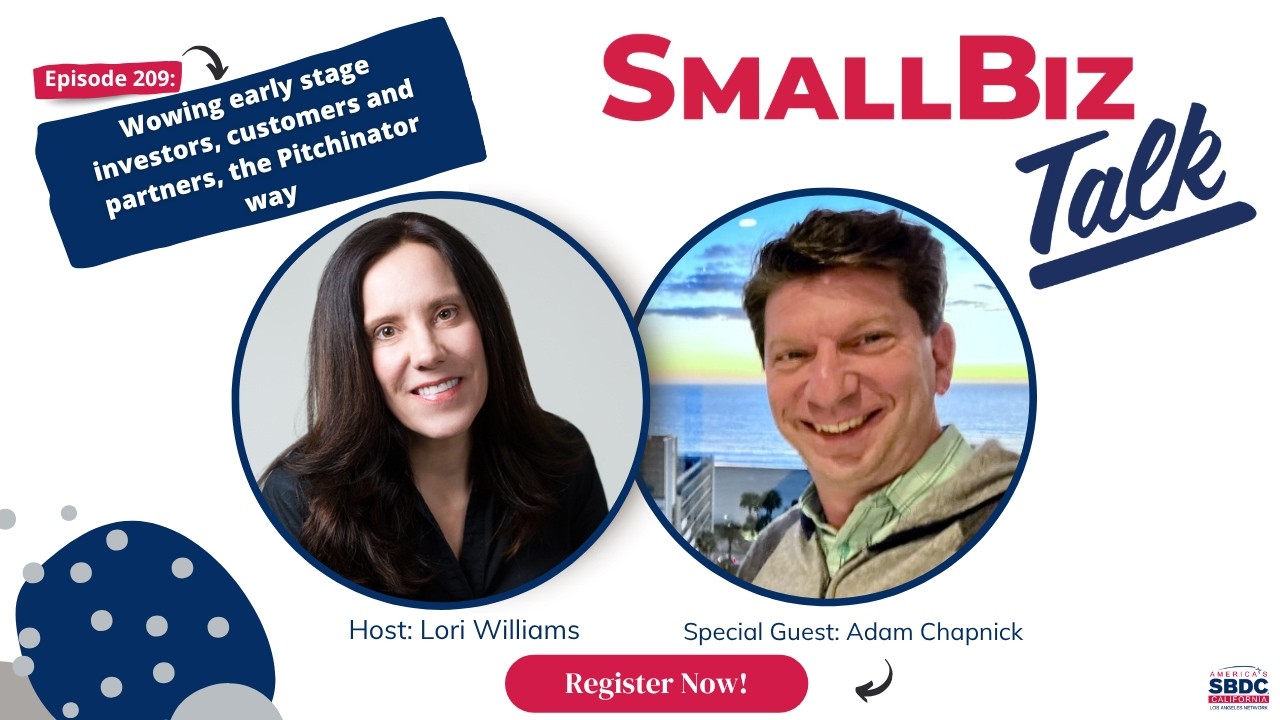 SmallBiz Talk: Wowing investors, customers and partners, the Pitchinator way w/Adam Chapnick