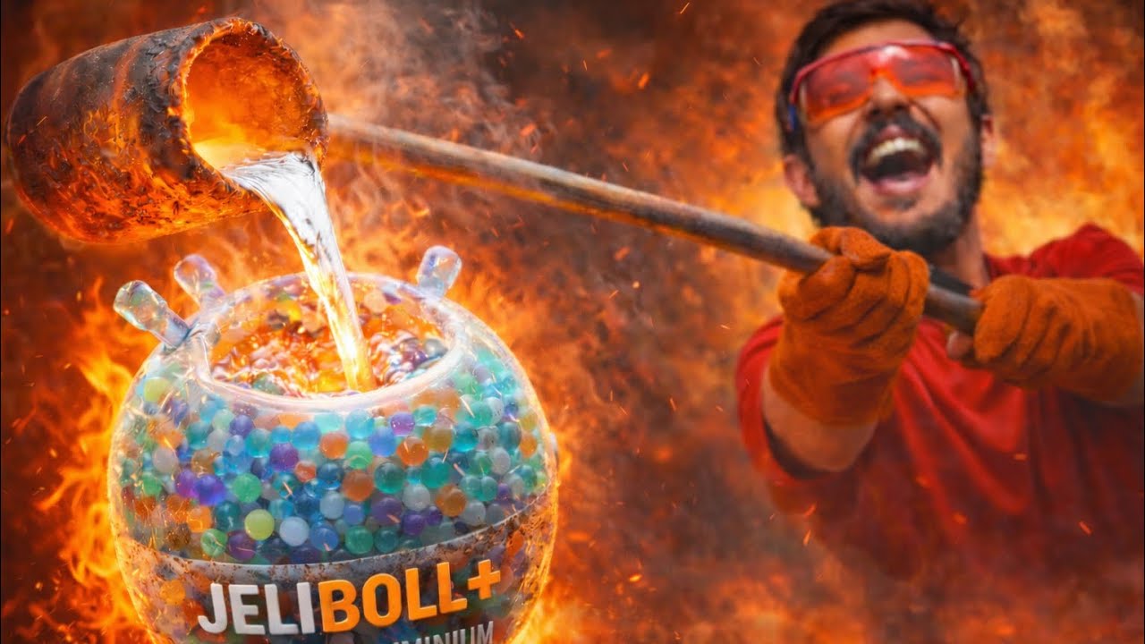 Melt aluminium in a jeli boll -कभी घरपे ट्राय मत करना ❌ |desi jugad 