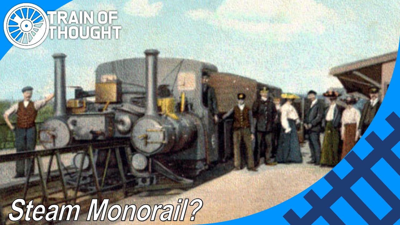 Ireland's steam monorail that was designed for the desert - Lartigue Monorail