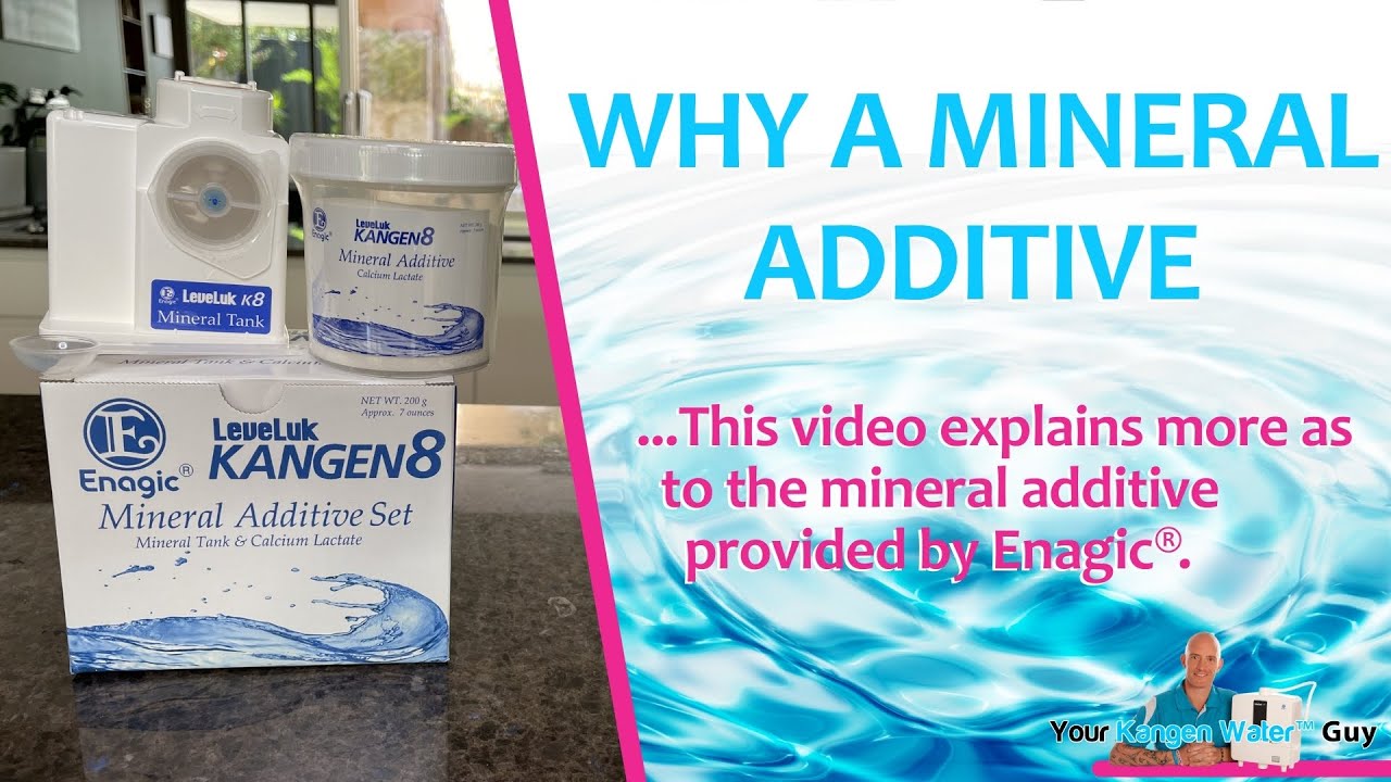 Why There is a Mineral Additive Option for The Ionizer