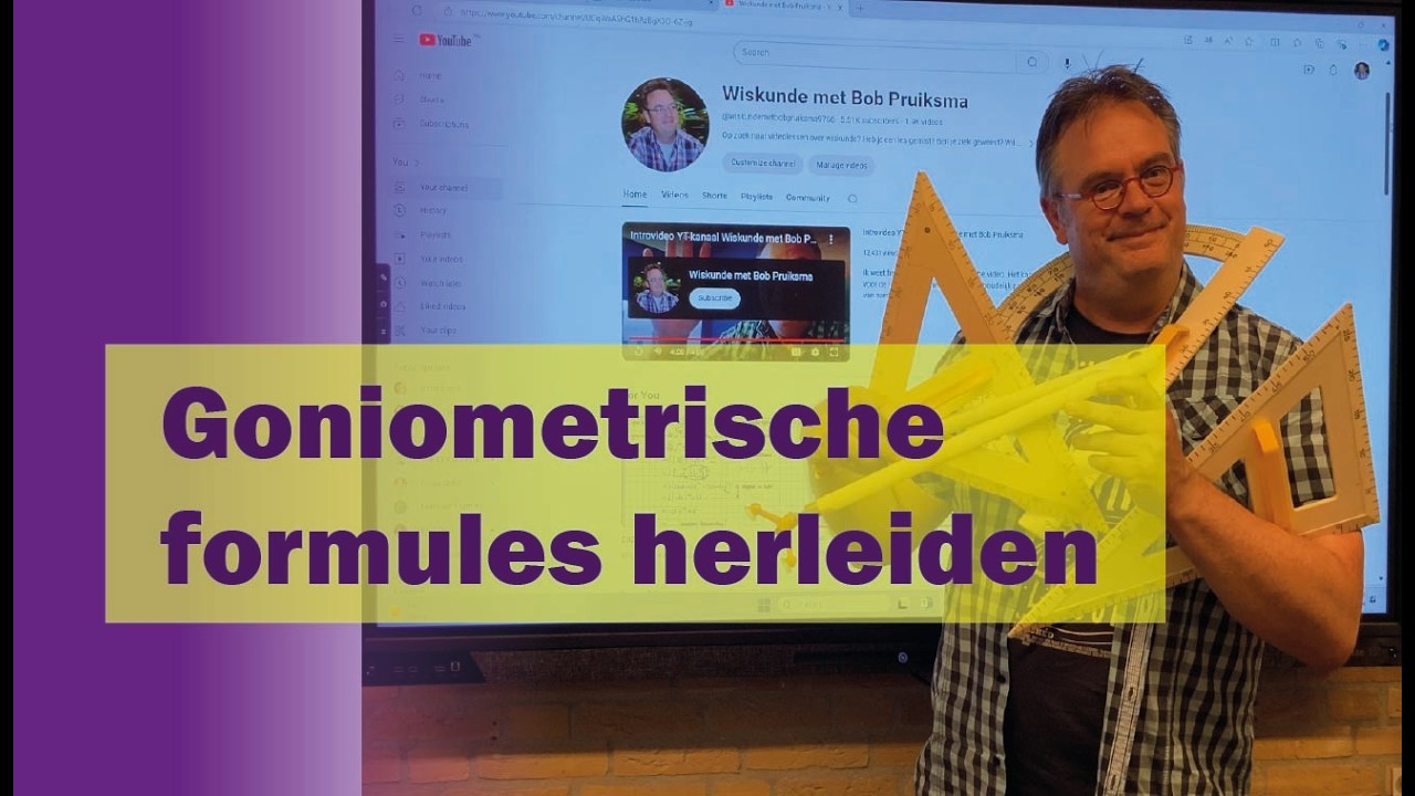 vwo B 8.4 A - Goniometrische formules herleiden