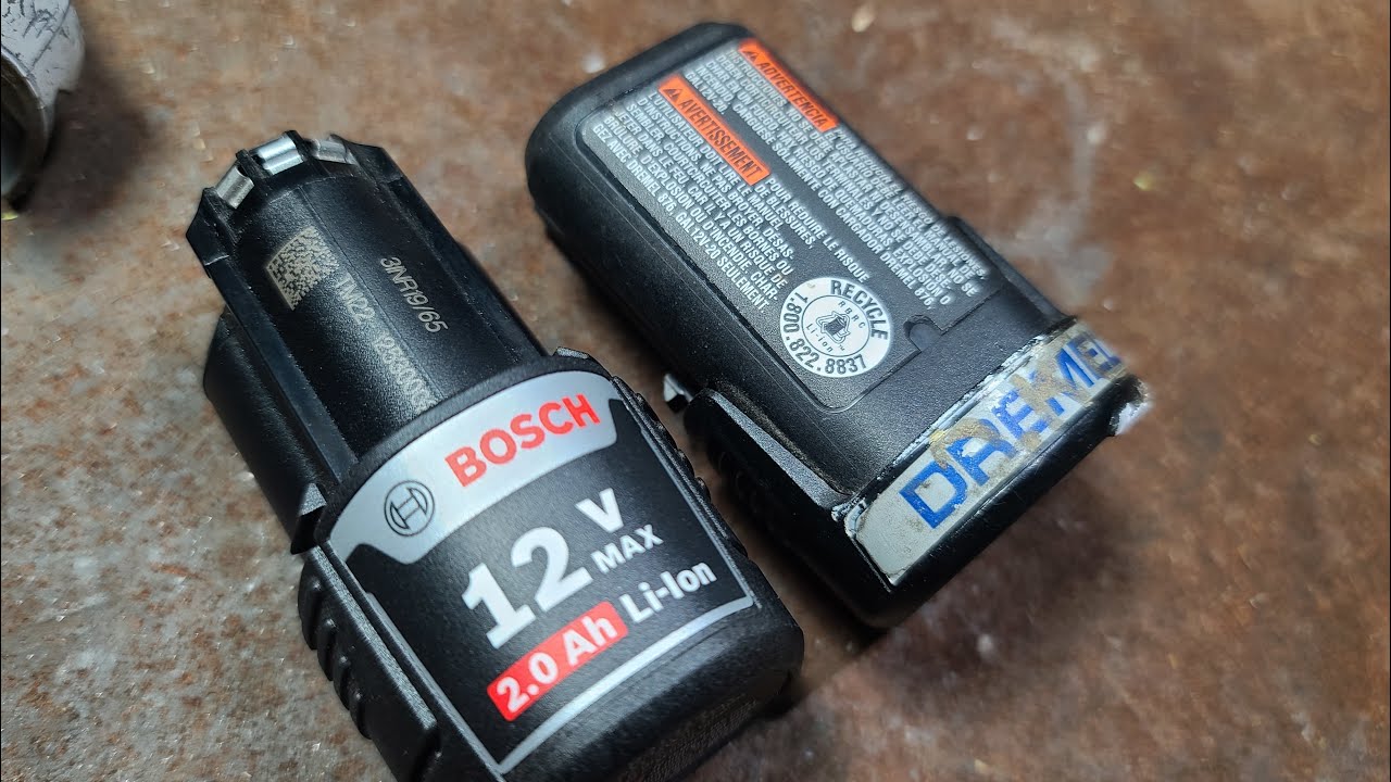 Bosch To Dremel 12v Max Battery Compatibility Fitment Modification