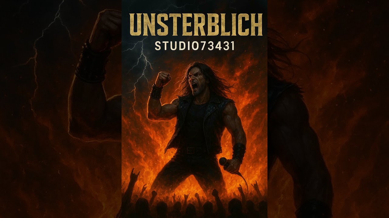 Studio73431 &ndash; UNSTERBLICH ⚡ | Epic Modern Metal Hymne 2025 #metal #musik