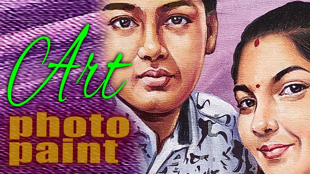 Art 23 how to paint a PHOTO TO PAINTING