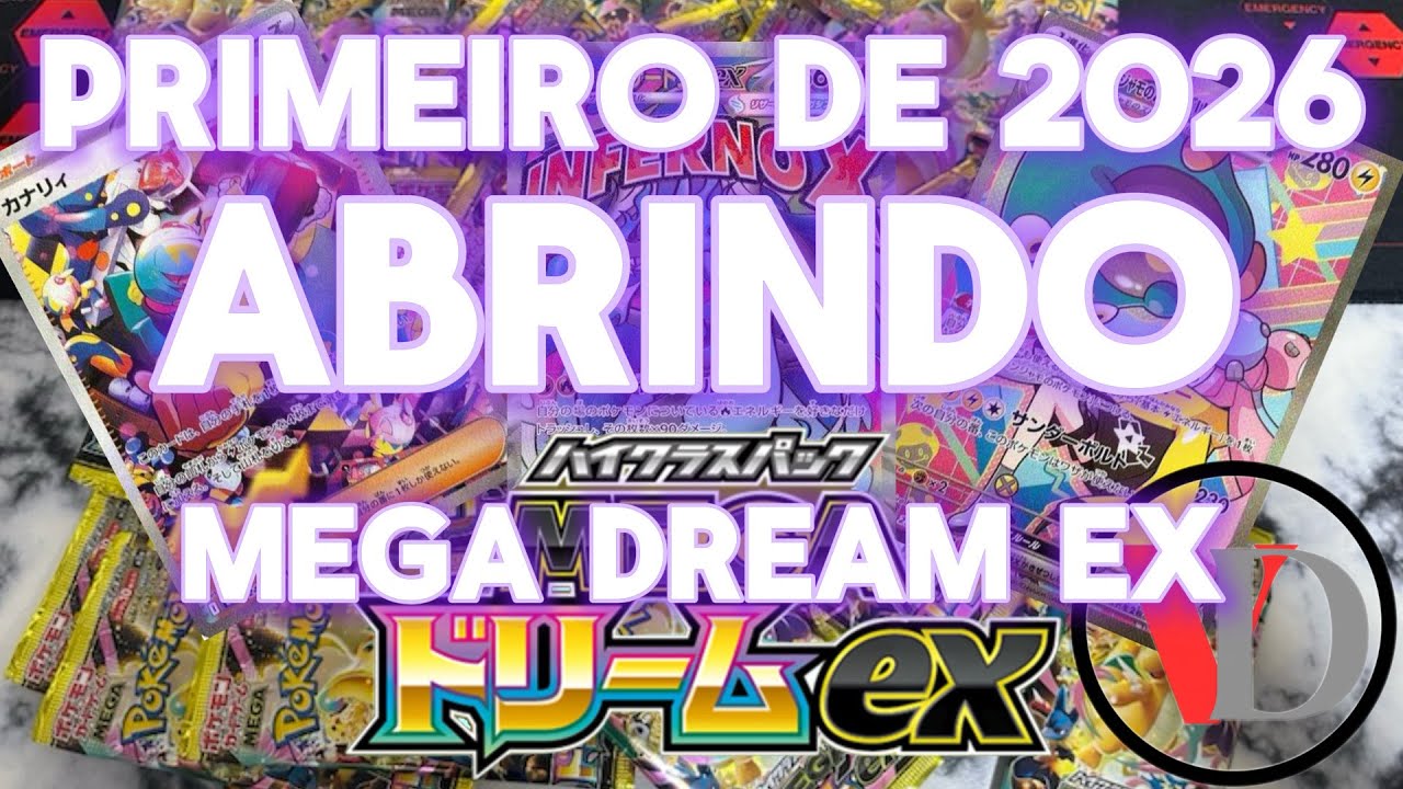 Primeiro de 2026 #megadream #pokemontcg #megagengar #charizard #pikachu 