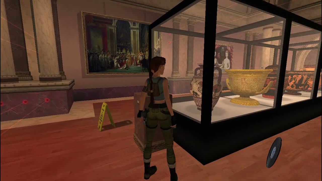 Tomb Raider The Angel of Darkness Reimagined - Louvre Galleries [All Secrets - Speedrun]