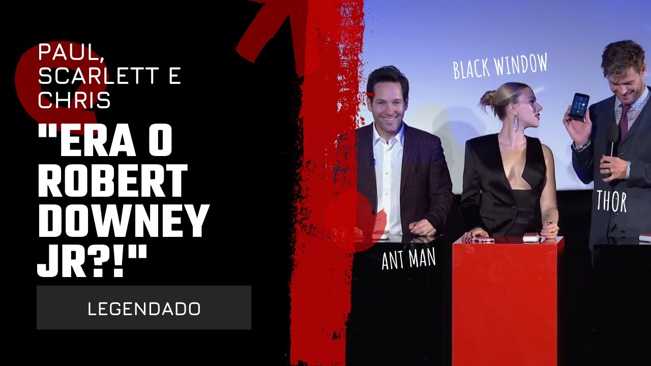 Um Quiz da Marvel com Paul Rudd, Scarlett Johansson e Chris Hemsworth - LegendasUniverse