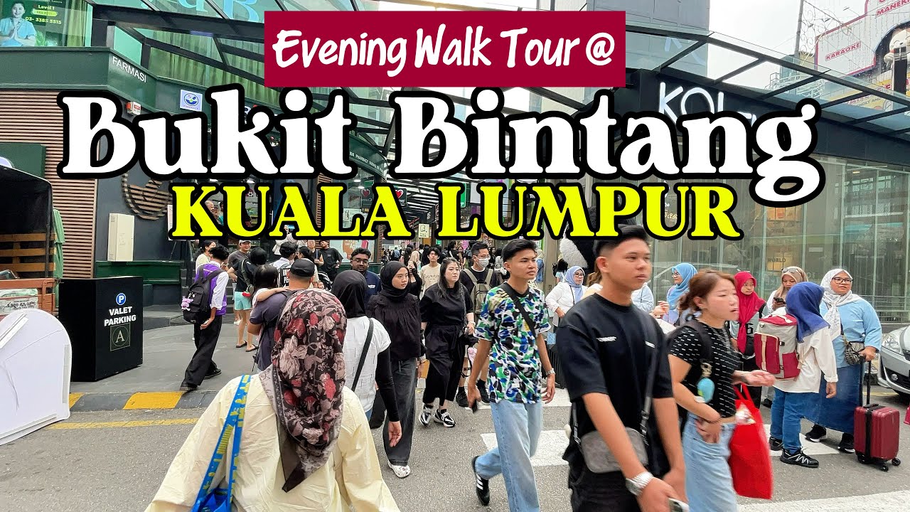 Everyone Shocked!! 😱 Evening Walk @ Bukit Bintang Kuala Lumpur | Christmas 2025 Tour - 🇲🇾🚶‍♀️❤️